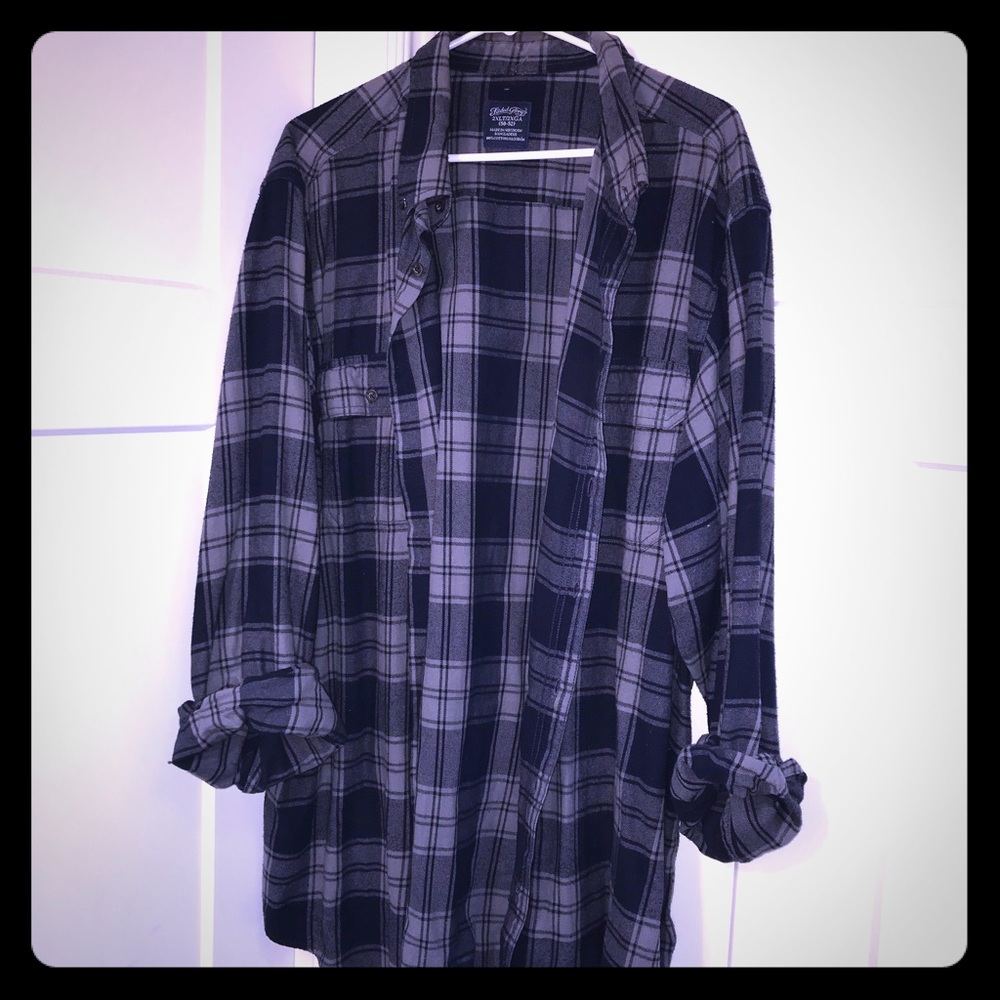 🙌LAST CHANCE Blue plaid flannel